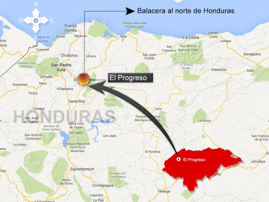 Dos muertos y un herido en balacera al norte de Honduras