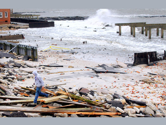 Imágenes del desastre ocasionado por Sandy
