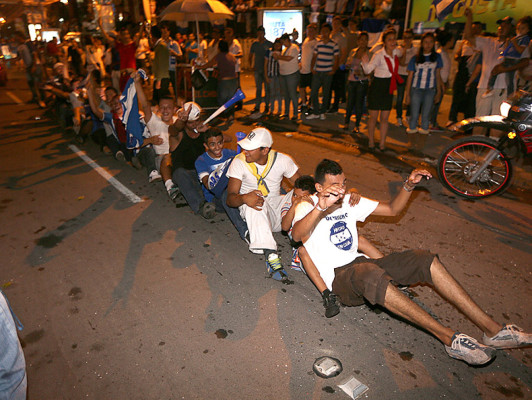 Honduras celebra a lo grande la clasificación