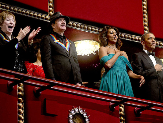 Carlos Santana premiado por el Centro Kennedy