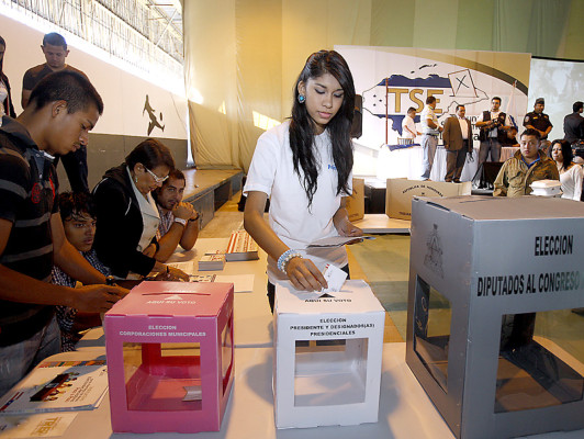 Los hondureños que votaron por primera vez