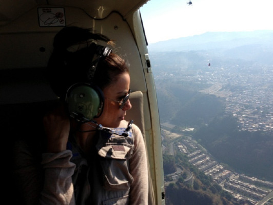 Eva Longoria está de visita en Honduras