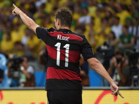 Klose es el máximo artillero en Mundiales con 16 goles