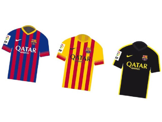 Las camisas del Barça para la temporada 2013-2014