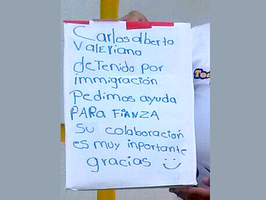 Campaña para evitar deportación de hondureño