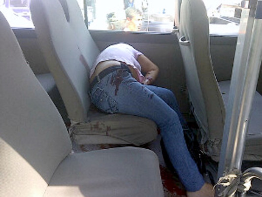 Matan a mujer policía dentro de un bus en Tegucigalpa
