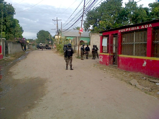 Allanamientos en el norte de Honduras