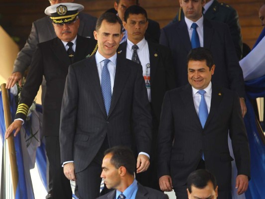 Llega a Honduras el Príncipe de Asturias para toma de posesión
