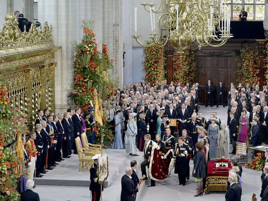 Guillermo-Alejandro y Máxima ya son los reyes de Holanda