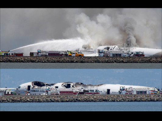 Al menos dos muertos en accidente aéreo en San Francisco