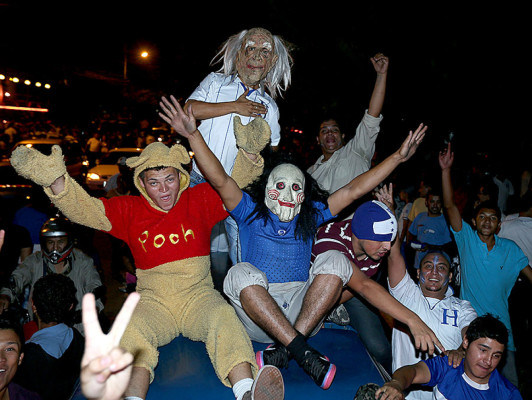 Honduras celebra a lo grande la clasificación