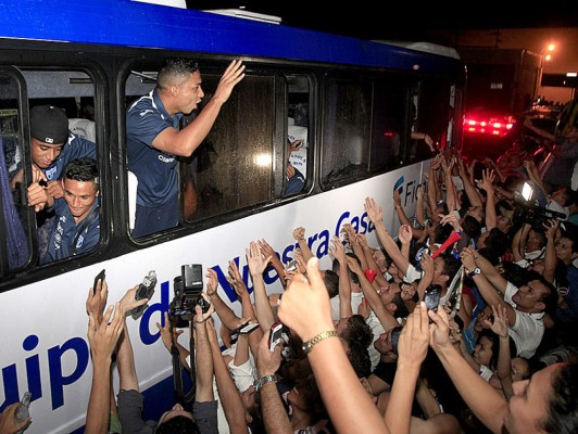 Como héroes reciben a Selección de Honduras