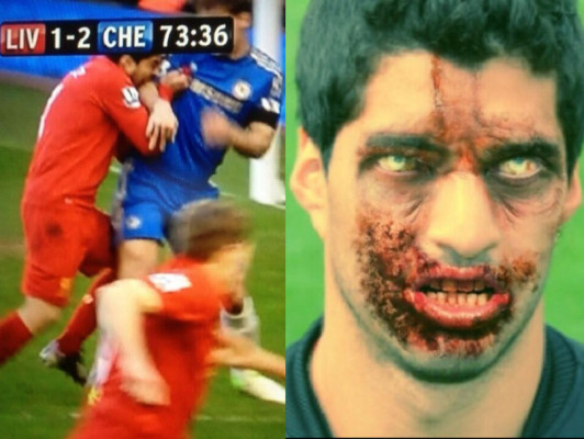 FOTOS: Las burlas por la mordida de Luis Suárez