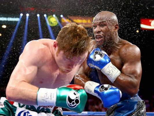 La paliza que Mayweather le dio al 'Canelo' Álvarez