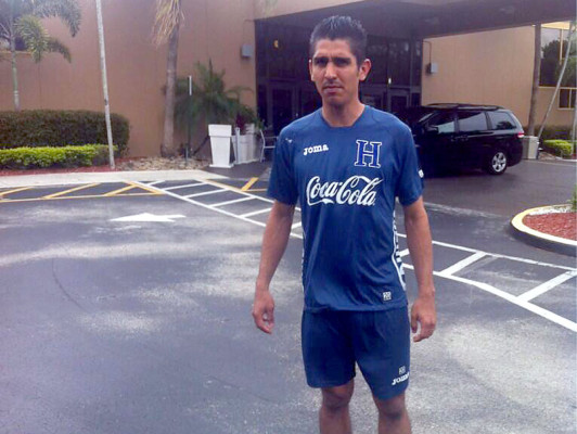 Jonathan Mejía entrena por primera vez con Honduras