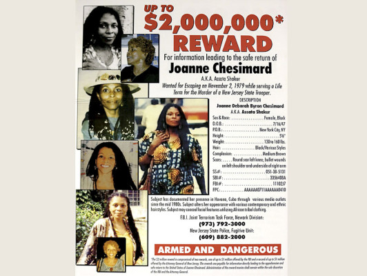 Cuba proteje a mujer terrorista buscada por el FBI