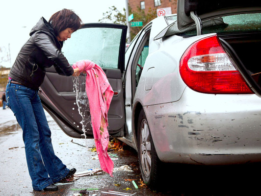 Imágenes del desastre ocasionado por Sandy
