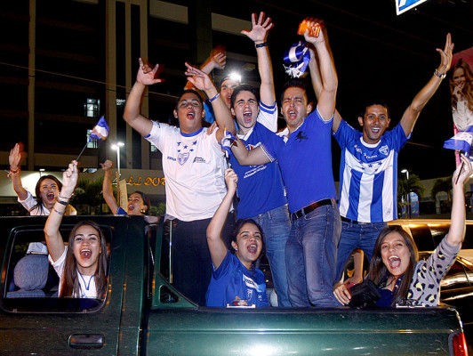 Honduras celebra a lo grande la clasificación