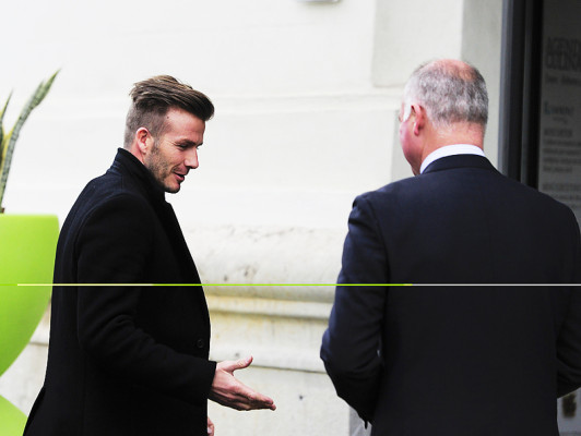 FOTOS: Beckham, el más mediático del PSG pese a no jugar