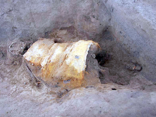 Hallan cuerpo del siglo VI bajo cenizas de la 'Pompeya de Japón'