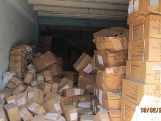 Decomisan insumos del HEU en Comayagüela