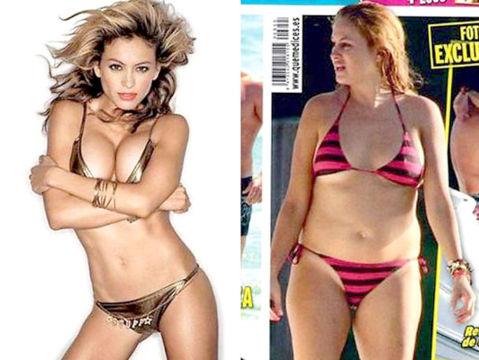 Los kilos de más de Paulina Rubio