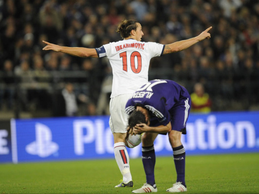 VIDEO: Los cuatro goles de Zlatan al Anderlecht