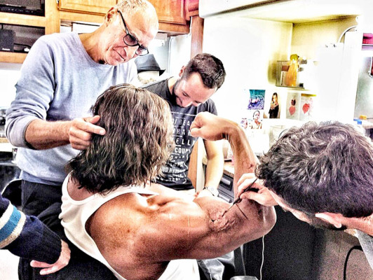 FOTOS: 'La Roca' y sus poderosos músculos para 'Hércules'