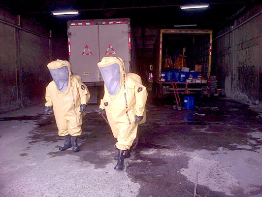 Cinco intoxicados por fuga de gas cloro en capital de Honduras