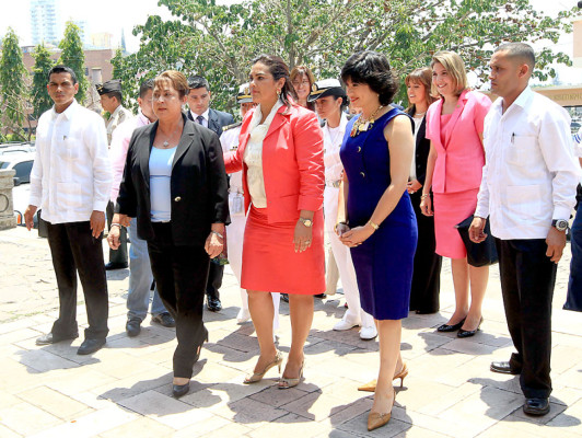 Primera Dama de Guatemala llega a Honduras
