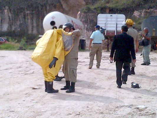 Fuga de amoniaco causa daños al ambiente