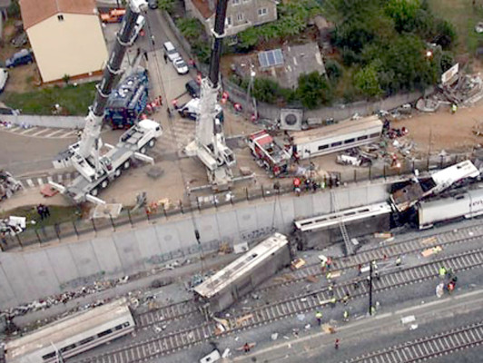 Tren se descarriló mientras maquinista consultaba mapa