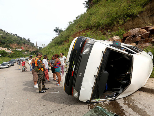 Siete heridos en accidente en occidente de Honduras
