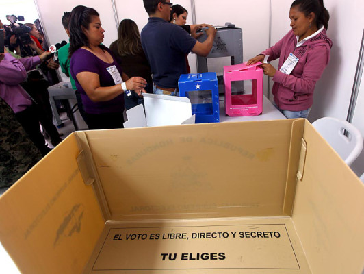 Tribunal electoral realiza simulacro de elecciones internas en Honduras