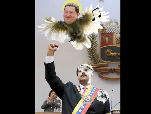 Maduro critica que se rían de él por haber visto a Chávez en pajarito