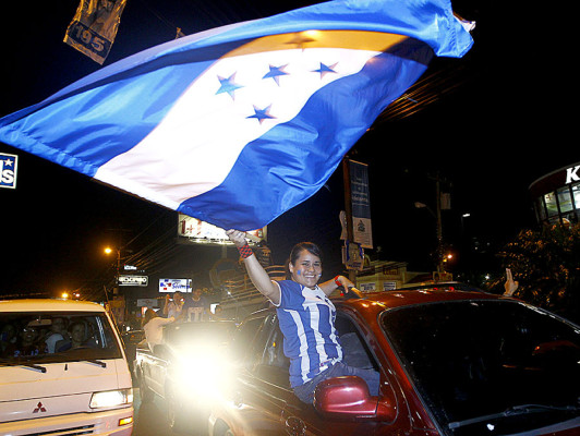 Honduras celebra a lo grande la clasificación