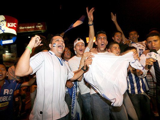 Honduras celebra a lo grande la clasificación