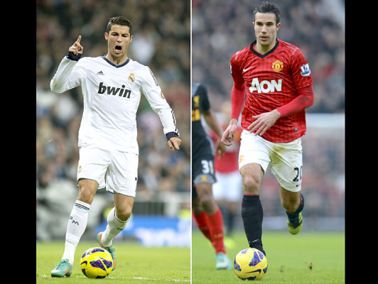 Van Persie desafía a su predecesor Cristiano Ronaldo