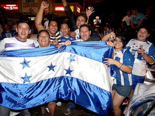 Honduras celebra a lo grande la clasificación
