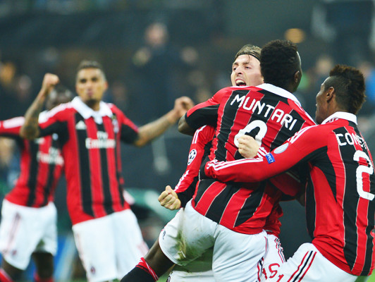 Milán derribó al Barça en San Siro