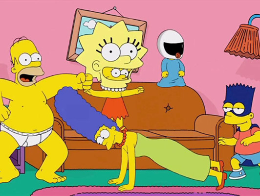 VIDEO: Los Simpson y su estilo de bailar el Harlem Shake