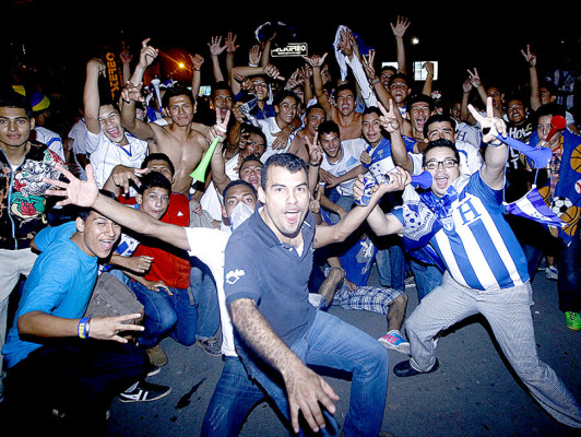 Honduras celebra a lo grande la clasificación