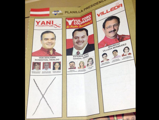 Precandidatos votan en la capital de Honduras