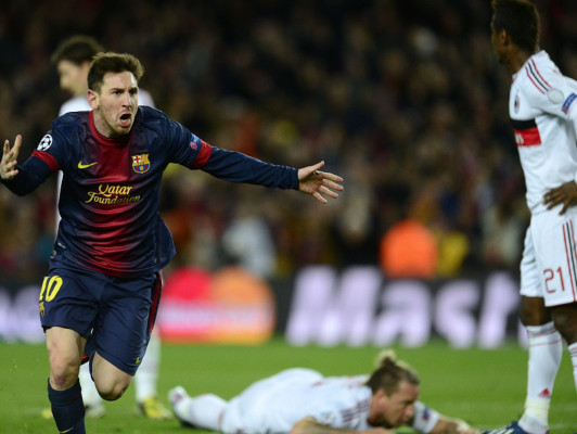 Messi supera marca de Van Nistelrooy en Champions