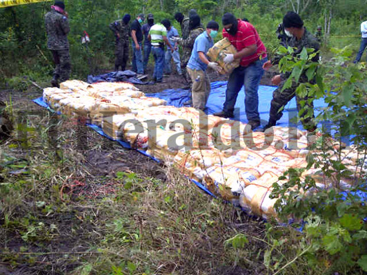 Decomiso de droga sería el más grande en la historia de Honduras