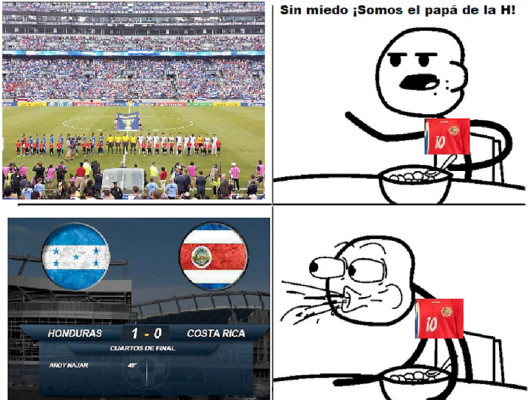 Los memes por el triunfo de Honduras sobre Costa Rica