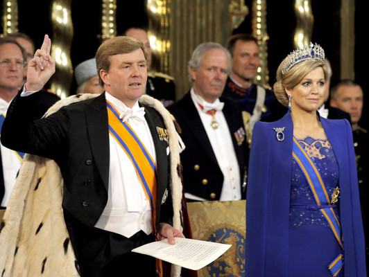 Guillermo-Alejandro y Máxima ya son los reyes de Holanda