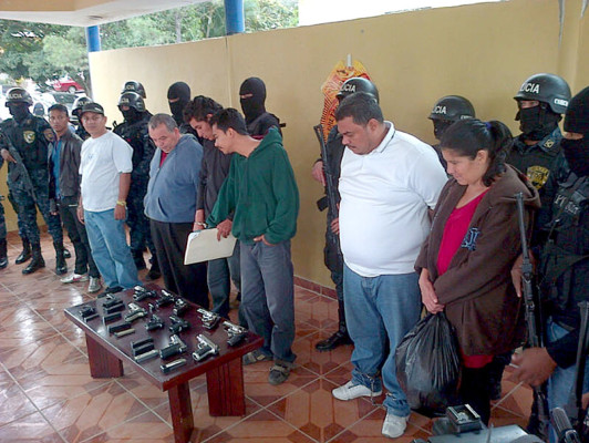 Honduras: Detenidos y decomisos en operativos