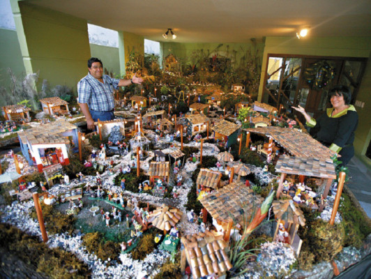 El Niño Jesús nació en los hogares de la capital hondureña