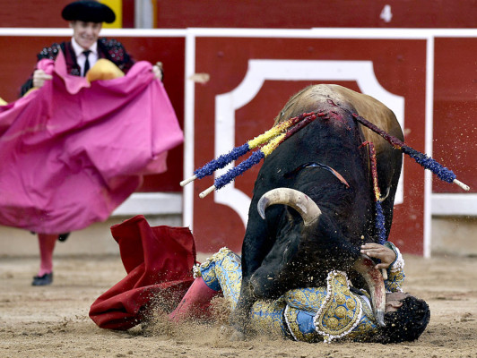 Impactantes imágenes del Festival de San Fermín